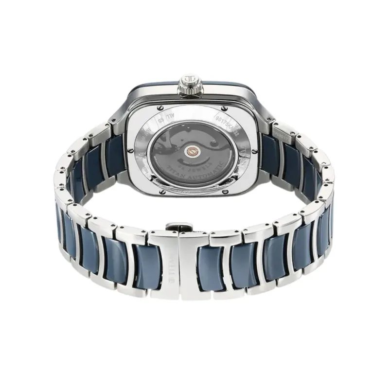 Titan Ceramic Automatic Two-tone Men’s Watch- 90175KD02